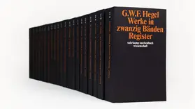 Hegel |  Werke in 20 Bänden mit Registerband | Buch |  Sack Fachmedien