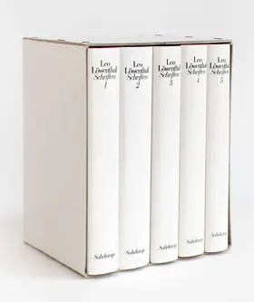 Löwenthal / Dubiel |  Schriften 1 - 5 | Buch |  Sack Fachmedien
