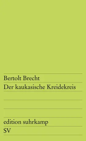 Brecht | Der kaukasische Kreidekreis | Buch | 978-3-518-10031-8 | www.sack.de
