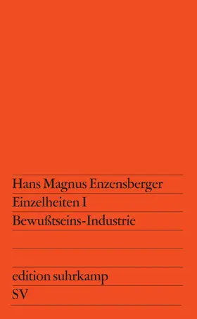 Enzensberger |  Einzelheiten I | Buch |  Sack Fachmedien