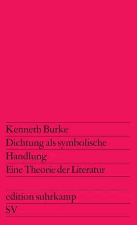 Burke |  Dichtung als symbolische Handlung | Buch |  Sack Fachmedien