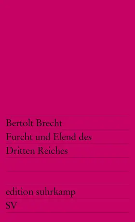 Brecht | Furcht und Elend des Dritten Reiches | Buch | 978-3-518-10392-0 | www.sack.de