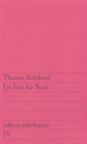 Bernhard |  Ein Fest für Boris | Buch |  Sack Fachmedien