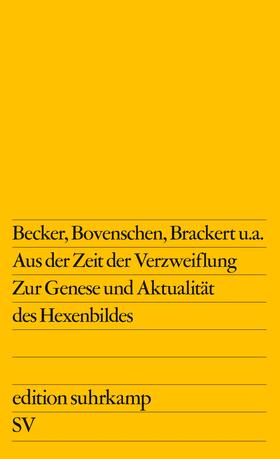Aus der Zeit der Verzweiflung | Buch | 978-3-518-10840-6 | sack.de