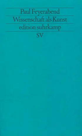 Feyerabend |  Wissenschaft als Kunst | Buch |  Sack Fachmedien