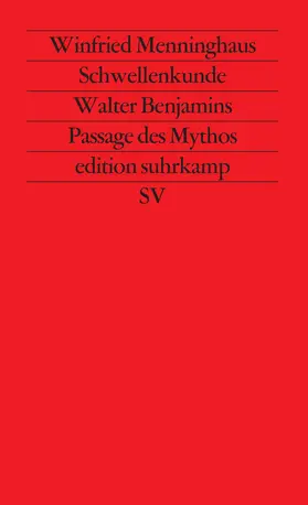 Menninghaus |  Schwellenkunde | Buch |  Sack Fachmedien
