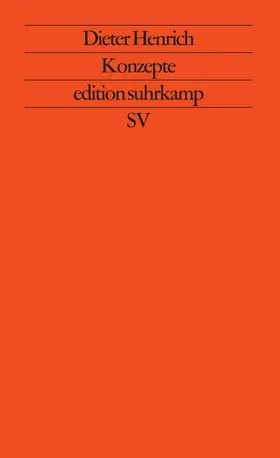 Henrich | Konzepte | Buch | 978-3-518-11400-1 | www.sack.de