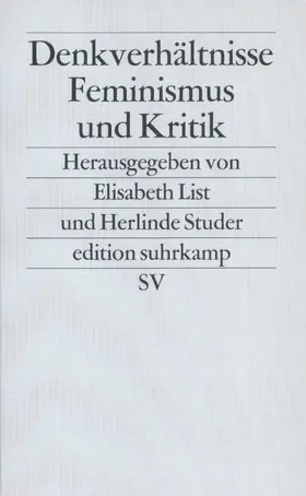 Pauer-Studer / List |  Denkverhältnisse | Buch |  Sack Fachmedien