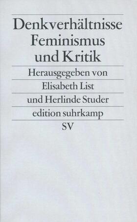 List / Pauer-Studer / Studer | Denkverhältnisse | Buch | 978-3-518-11407-0 | sack.de