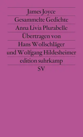 Joyce |  Werkausgabe in sechs Bänden in der edition suhrkamp | Buch |  Sack Fachmedien