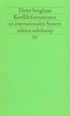 Senghaas |  Konfliktformationen im internationalen System | Buch |  Sack Fachmedien