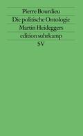 Bourdieu |  Die politische Ontologie Martin Heideggers | Buch |  Sack Fachmedien