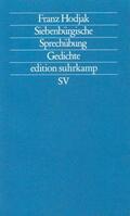 Hodjak |  Siebenbürgische Sprechübung | Buch |  Sack Fachmedien