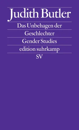 Butler |  Das Unbehagen der Geschlechter | Buch |  Sack Fachmedien