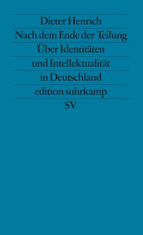 Henrich | Henrich, D: Nach d. Ende | Buch | 978-3-518-11813-9 | sack.de