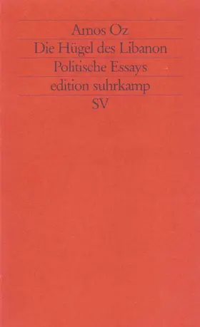 Oz |  Die Hügel des Libanon | Buch |  Sack Fachmedien