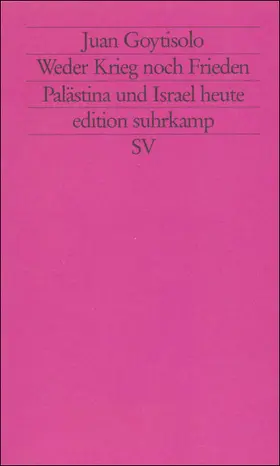Goytisolo |  Weder Krieg noch Frieden | Buch |  Sack Fachmedien