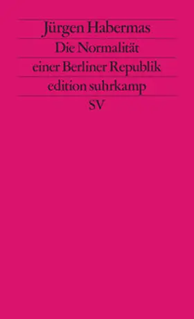 Habermas |  Die Normalität einer Berliner Republik | Buch |  Sack Fachmedien
