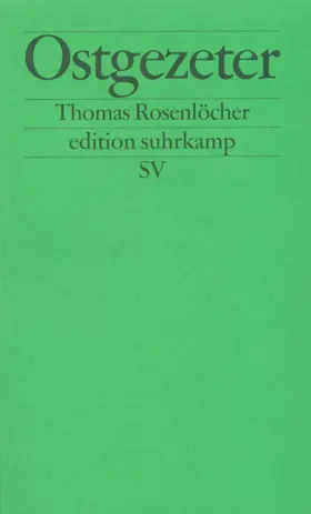 Rosenlöcher |  Ostgezeter | Buch |  Sack Fachmedien