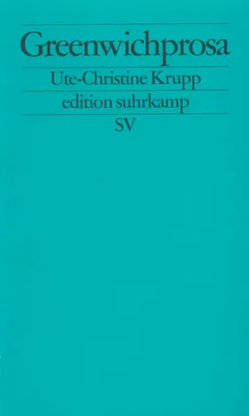 Krupp |  Greenwichprosa | Buch |  Sack Fachmedien