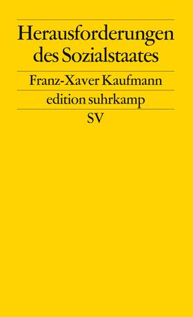 Kaufmann |  Herausforderungen des Sozialstaates | Buch |  Sack Fachmedien