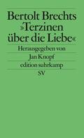 Knopf / Brecht |  Bertolt Brechts ' Terzinen über die Liebe' | Buch |  Sack Fachmedien