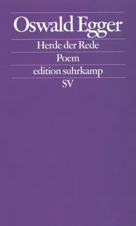Egger |  Herde der Rede | Buch |  Sack Fachmedien
