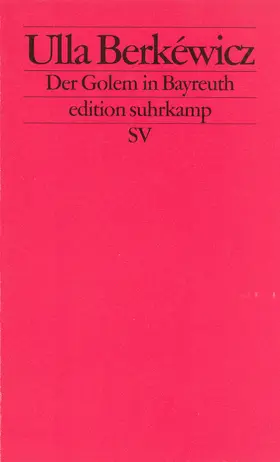 Berkewicz / Berkéwicz / Schmidt |  Der Golem in Bayreuth | Buch |  Sack Fachmedien