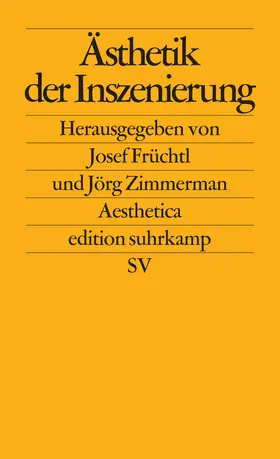 Zimmermann / Früchtl |  Ästhetik der Inszenierung | Buch |  Sack Fachmedien