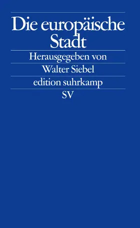 Siebel |  Die europäische Stadt | Buch |  Sack Fachmedien