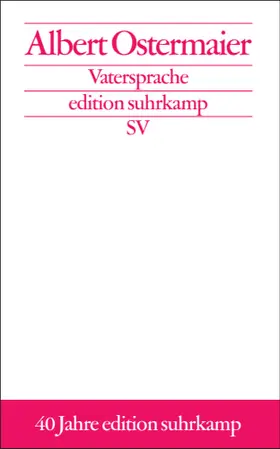 Ostermaier |  VATERSPRACHE | Buch |  Sack Fachmedien