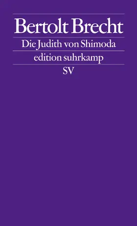 Brecht |  Die Judith von Shimoda | Buch |  Sack Fachmedien