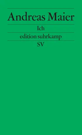 Maier |  Ich. Frankfurter Poetikvorlesungen | Buch |  Sack Fachmedien