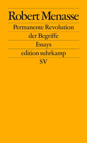 Menasse |  Permanente Revolution der Begriffe | Buch |  Sack Fachmedien