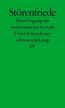 Schneckener | Störenfriede | Buch | 978-3-518-12636-3 | sack.de