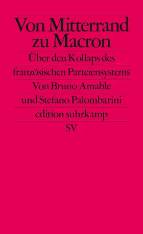 Amable / Palombarini |  Von Mitterrand zu Macron | Buch |  Sack Fachmedien