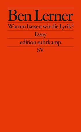 Lerner | Warum hassen wir die Lyrik? | Buch | 978-3-518-12768-1 | sack.de