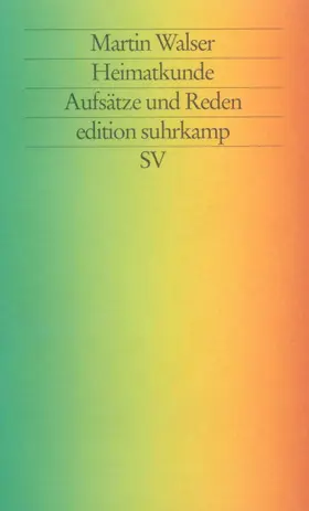 Walser |  Heimatkunde | Buch |  Sack Fachmedien