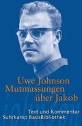 Johnson / Felsner |  Mutmassungen über Jakob | Buch |  Sack Fachmedien
