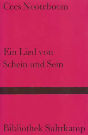 Nooteboom |  Ein Lied von Schein und Sein | Buch |  Sack Fachmedien