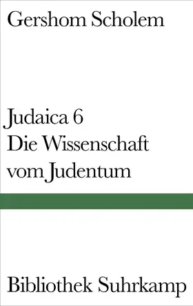 Scholem / Schäfer |  Judaica VI | Buch |  Sack Fachmedien