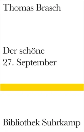 Brasch |  Der schöne 27. September | Buch |  Sack Fachmedien