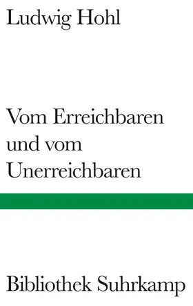 Hohl |  Vom Erreichbaren und vom Unerreichbaren | Buch |  Sack Fachmedien