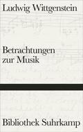 Wittgenstein / Zimmermann |  Betrachtungen zur Musik | Buch |  Sack Fachmedien