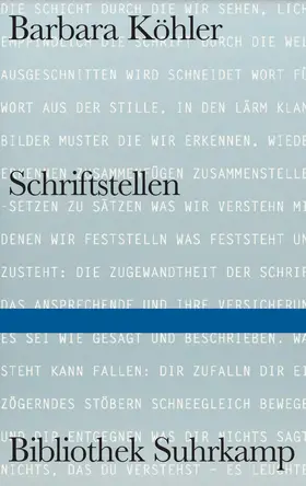 Köhler / Knott |  SCHRIFTSTELLEN | Buch |  Sack Fachmedien