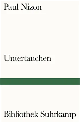 Nizon |  Untertauchen | Buch |  Sack Fachmedien