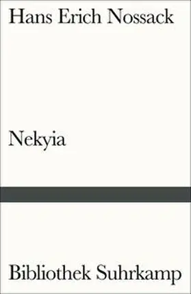 Nossack |  Nekyia | Buch |  Sack Fachmedien