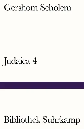 Scholem / Tiedemann |  Judaica IV | Buch |  Sack Fachmedien