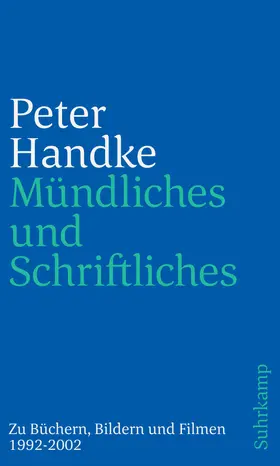 Handke |  Mündliches und Schriftliches | Buch |  Sack Fachmedien