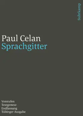 Celan / Wertheimer / Schwarzkopf |  Werke. Tübinger Ausgabe | Buch |  Sack Fachmedien